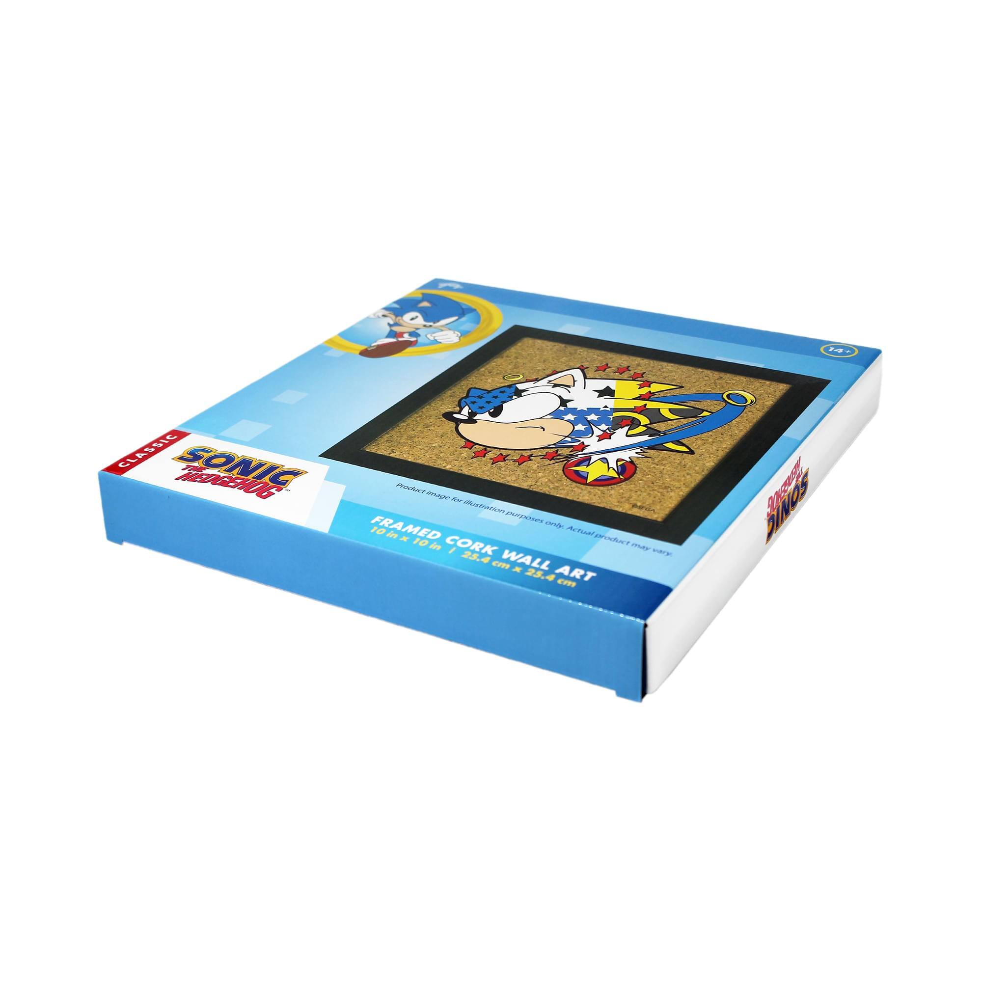 SONIC THE HEDGEHOG  
CLASSIC  
FRAMED CORNER WALL ART  
10" x 10" (25.4 cm x 25.4 cm)