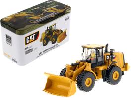 CAT Caterpillar 972M Wheel Loader with Operator "High Line" Series 1/87 (HO) Scale Diecast Model by Diecast Masters - Yellow