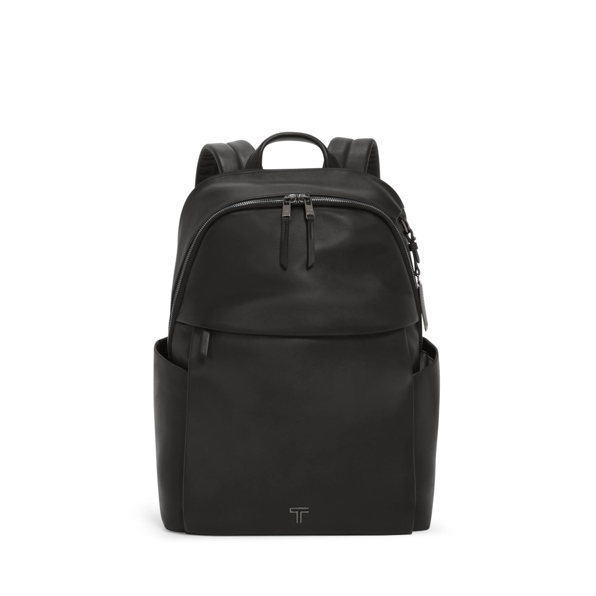 Front. TUMI - Voyageur Raina Backpack - Black / Gun Metal.