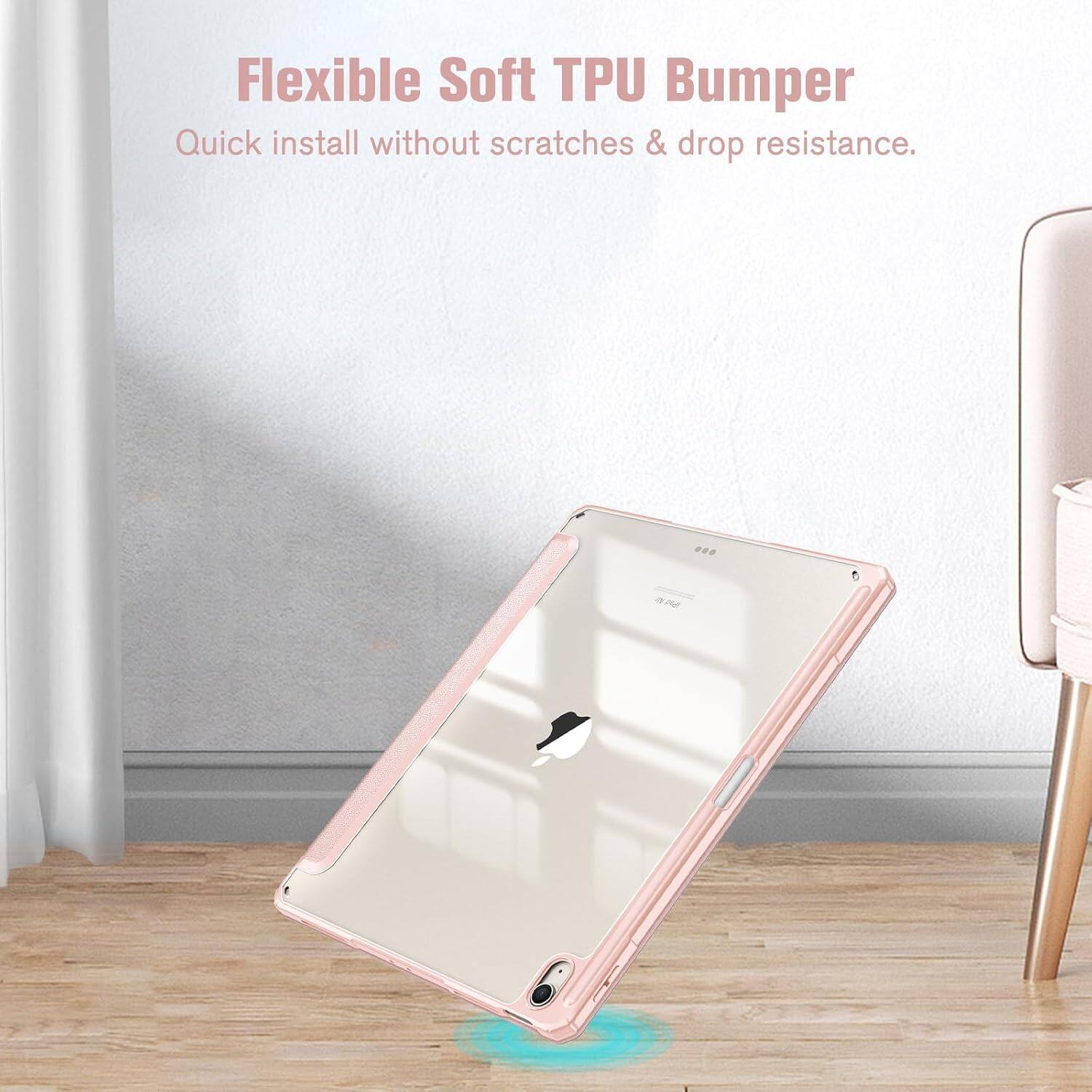 Flexible Soft TPU Bumper  
Quick install without scratches & drop resistance.