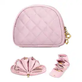 Kitcheniva - Portable Jewelry Case Bag Organizer - Apricot Pink