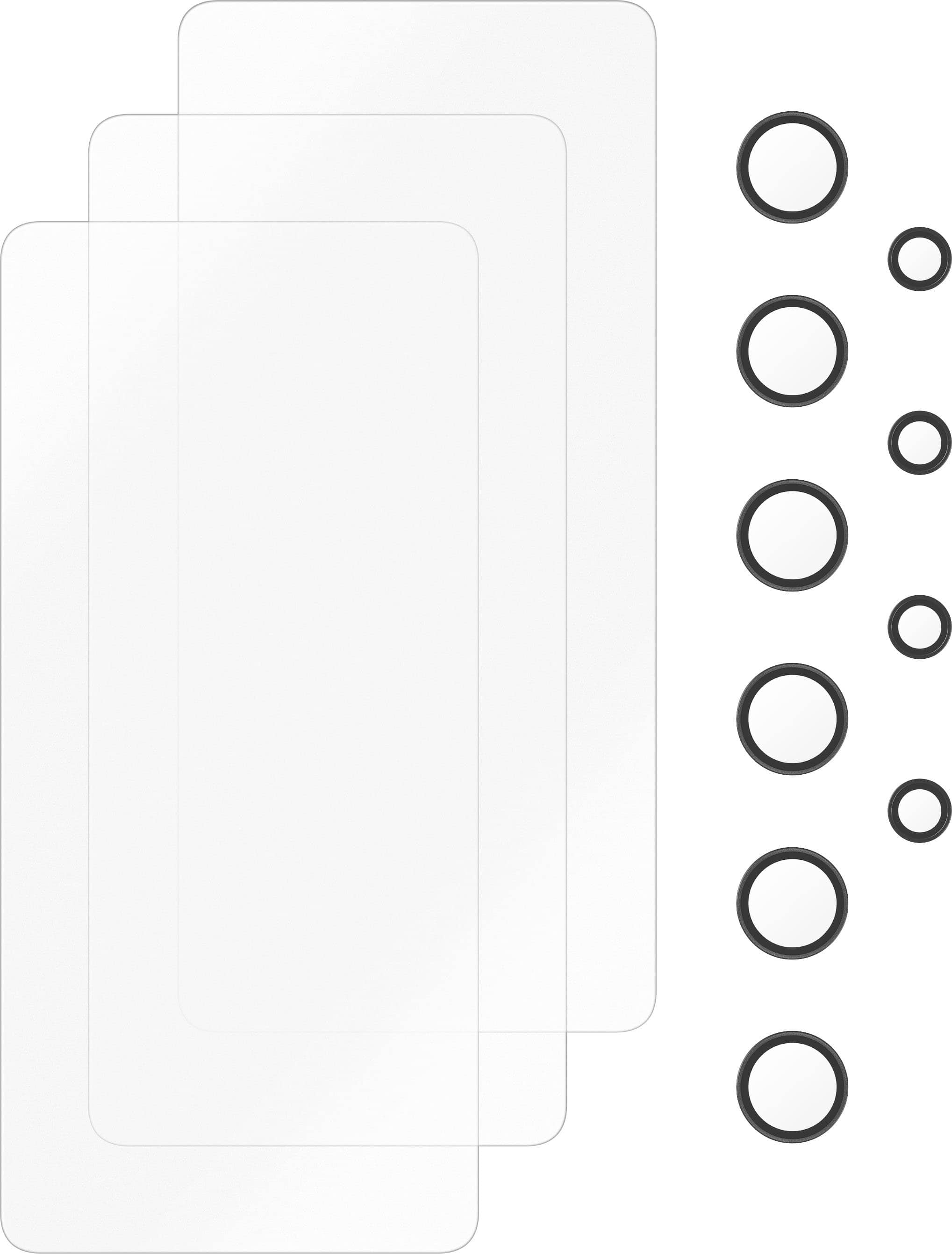 Insignia™ - Glass Screen and Lens Protectors for Samsung Galaxy S26 Ultra (3-Pack) - Clear