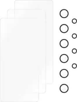 Insignia™ - Glass Screen and Lens Protectors for Samsung Galaxy S26 Ultra (3-Pack) - Clear