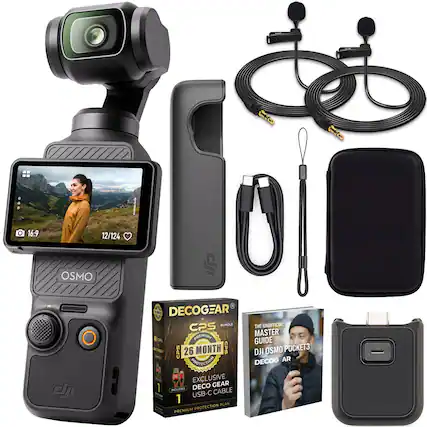 16:9 12/124 OSMO C cjI 0 103 DECOGEAR BUNDLE THE UNOFFICIAL CPS PREMIUM MASTER DP GUIDE CPS 26 MONTH CPS DJI OSMO POCKET3 PROTECTION DECOG_AR AR EXCLUSIVE 1 DECO GEAR INELAUES CABLE USB-C 1 PLAN PREMIUM PROTECTION C