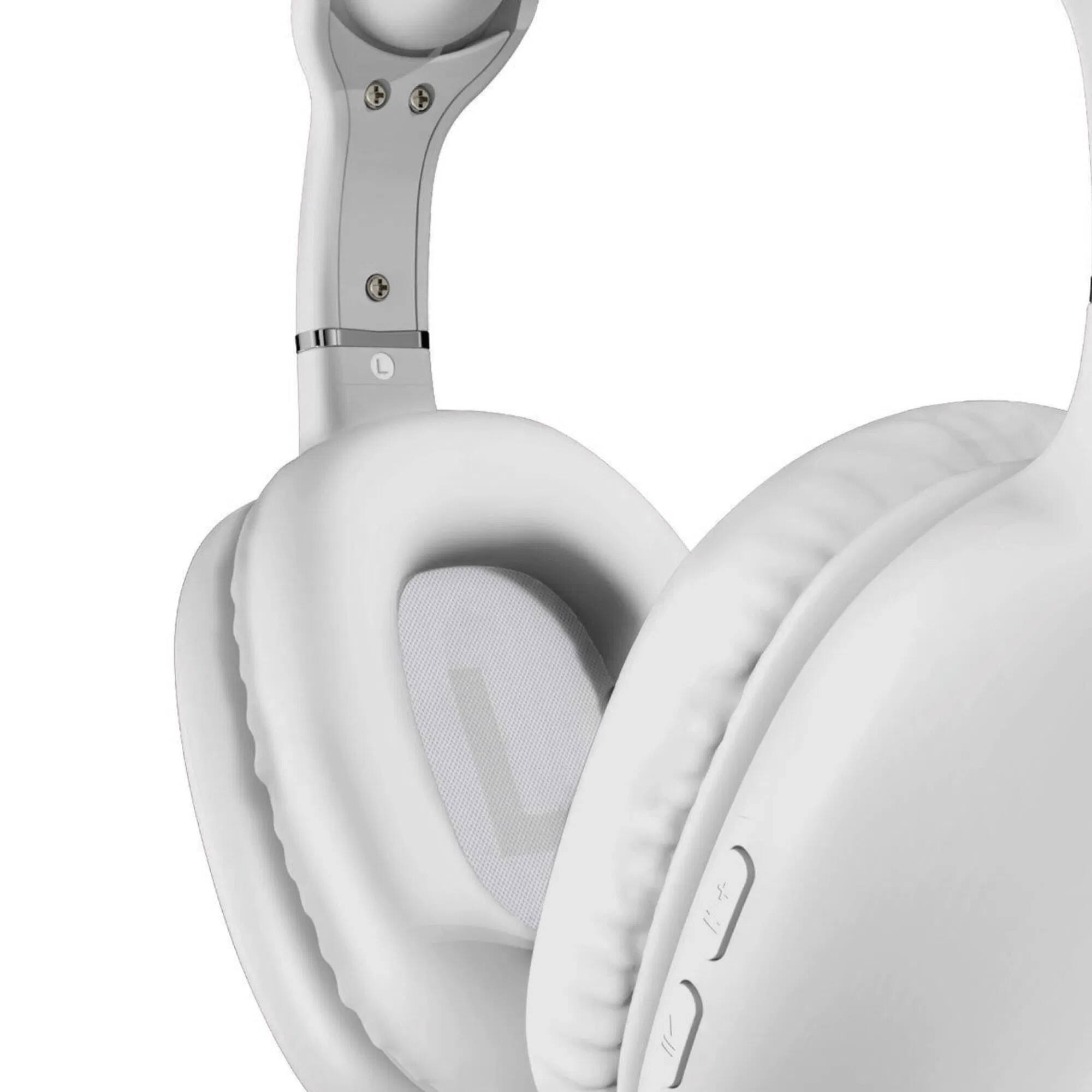 Angle. BEARSOLIM - VIBE Wireless Headphones,Suitable for office, home use, and gaming. - White.