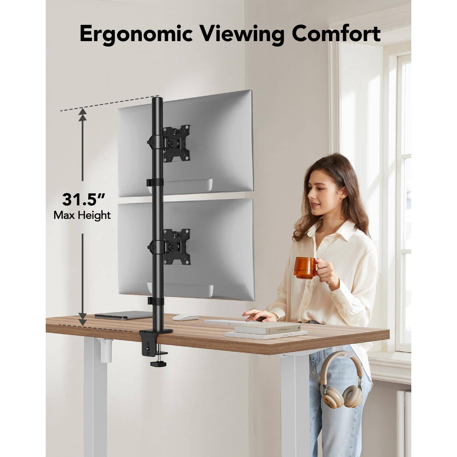 Ergonomic Viewing Comfort

31.5" Max Height
