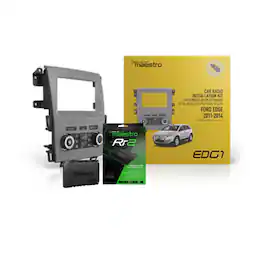 Maestro - ADS KIT-EDG1 Radio replacement dash kit for Ford Edge vehicles 2011-2014 with ADS-MRR2 Interface Module - Black
