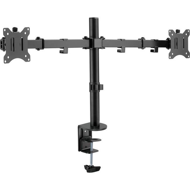Front. Amer Networks - Amer Desk Mount for Monitor, Flat Panel Display - 2 Display(s) Supported - 32" Screen Support - 17.64 lb Load Capacity - Unknown.