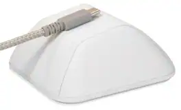 Smartish - Magnetic Cord Holder - Cable Wrangler Desktop Charger Organizer - Snow Day White