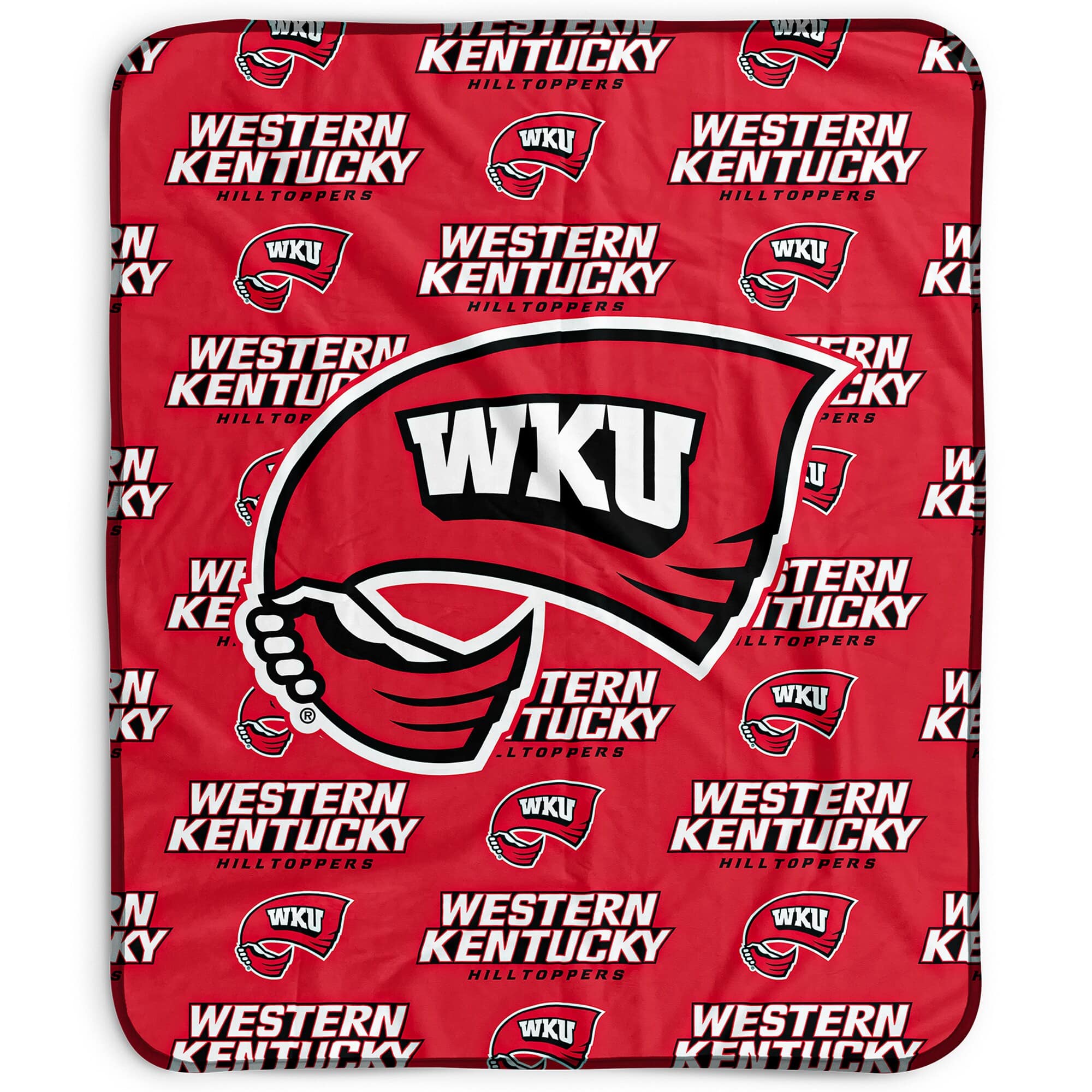 Pegasus - Western Kentucky Hilltoppers 50" x 60" Repeat Wordmark Fleece Blanket - Multicolor
