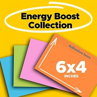 Energy Boost Collection  
Adhesive here  
6x4 inches