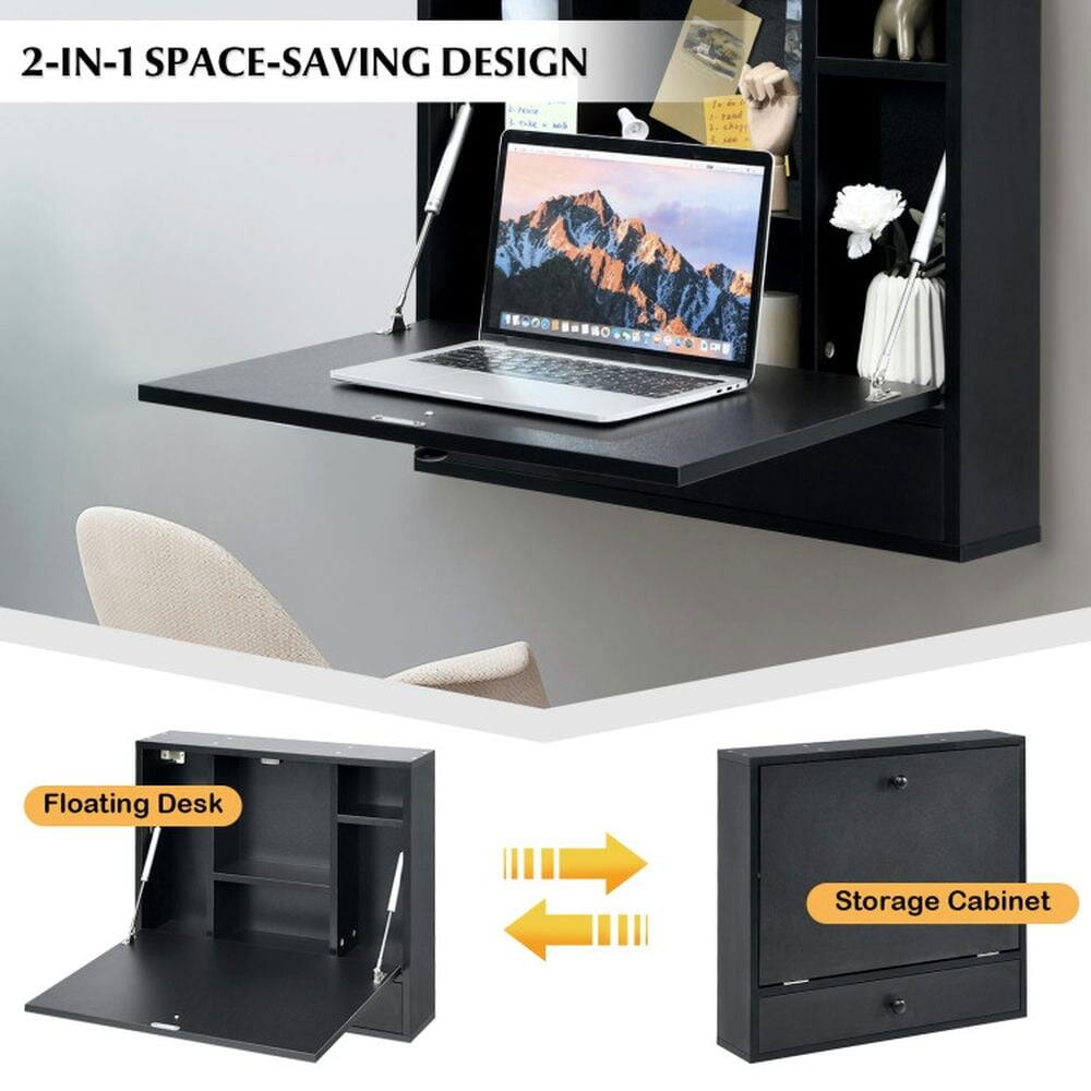2-IN-1 SPACE-SAVING DESIGN

Floating Desk

Storage Cabinet