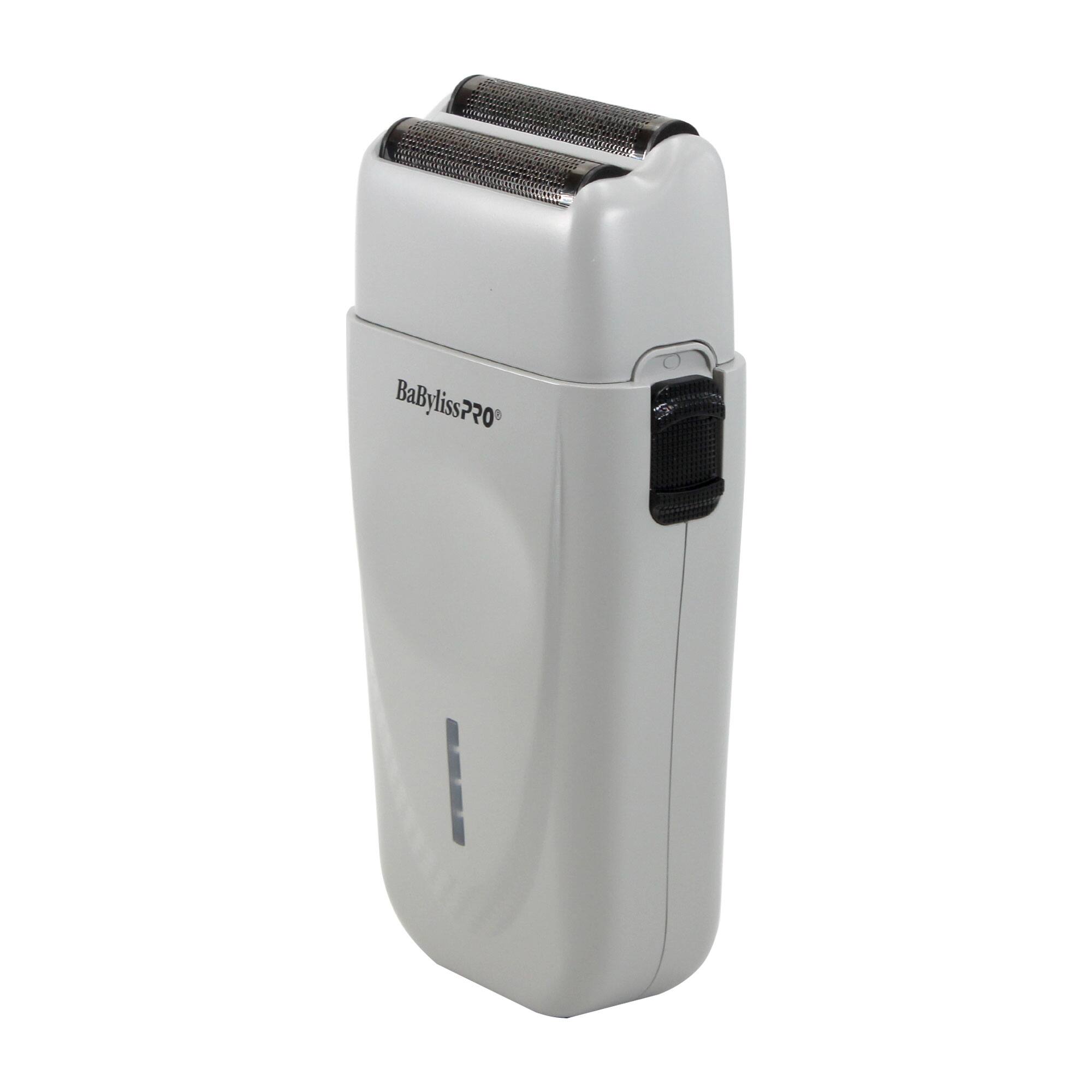 Back. Babyliss - BaByliss Pro Limited Edition LithiumFX+ Cord/Cordless Lithium Ergonomic Double Foil Shaver (Gray) FXFS573GY - Silver.