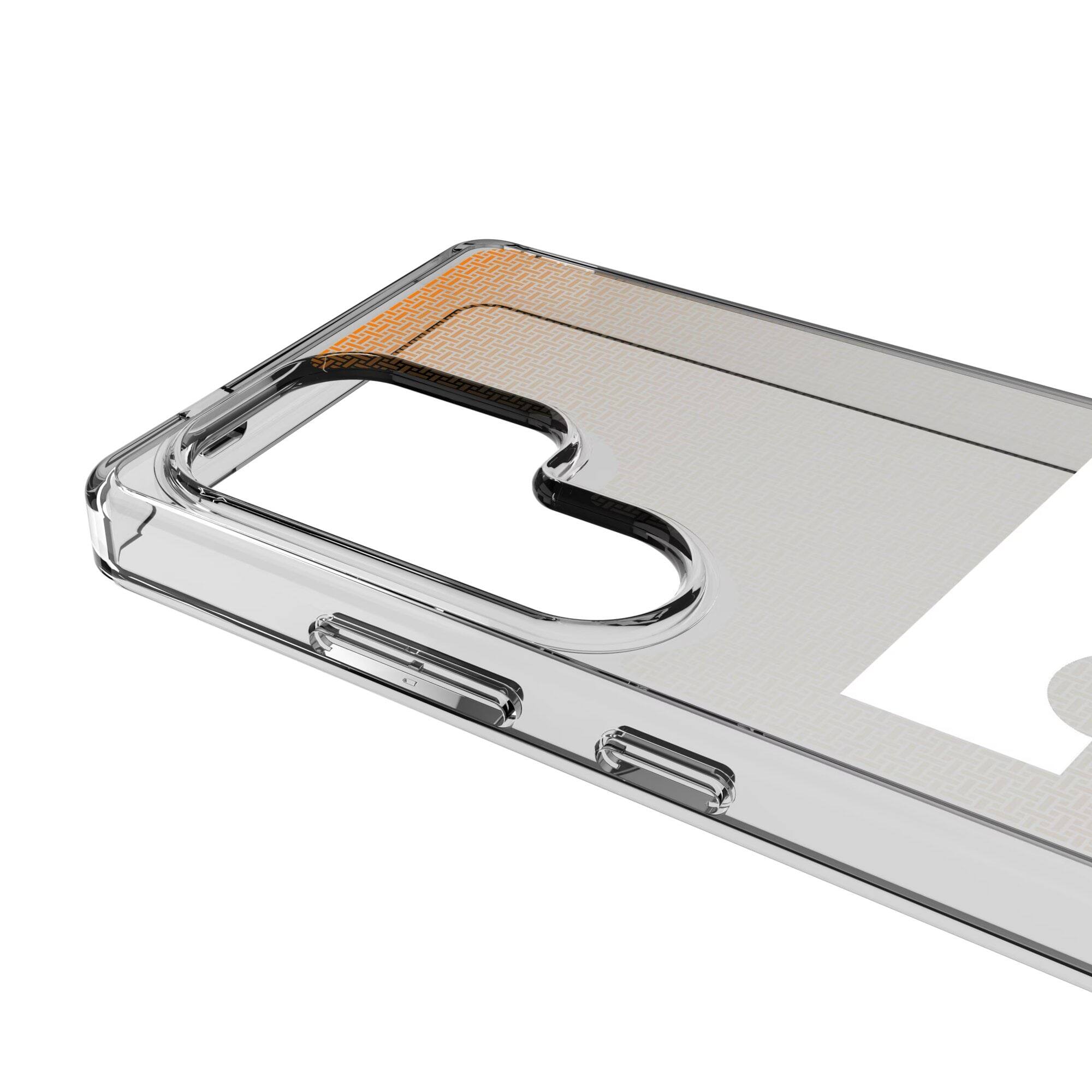 Alt View 2. Keyscaper - Tennessee Volunteers Linen Logo Galaxy Clear Case - S25 Ultra - Multicolor.
