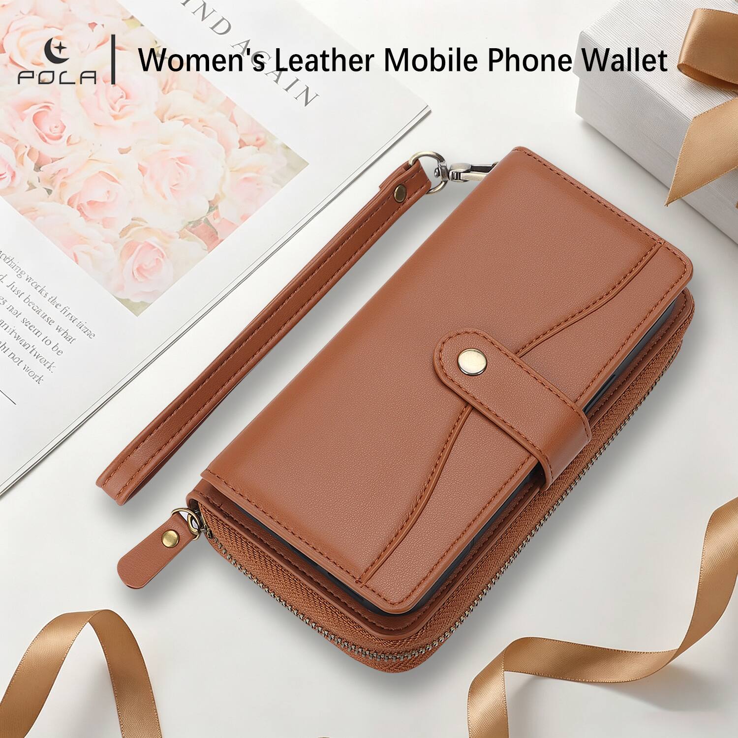 ND Women's ACAIN NS Leather Mobile Phone Wallet POLA

thing 2 works i mi the not seem because what first-time nitwon'twork. ht 10 not twork. be work
