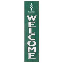 Jardine - Ivy Tech Community College 12" x 48" Welcome Outdoor Leaner - Green