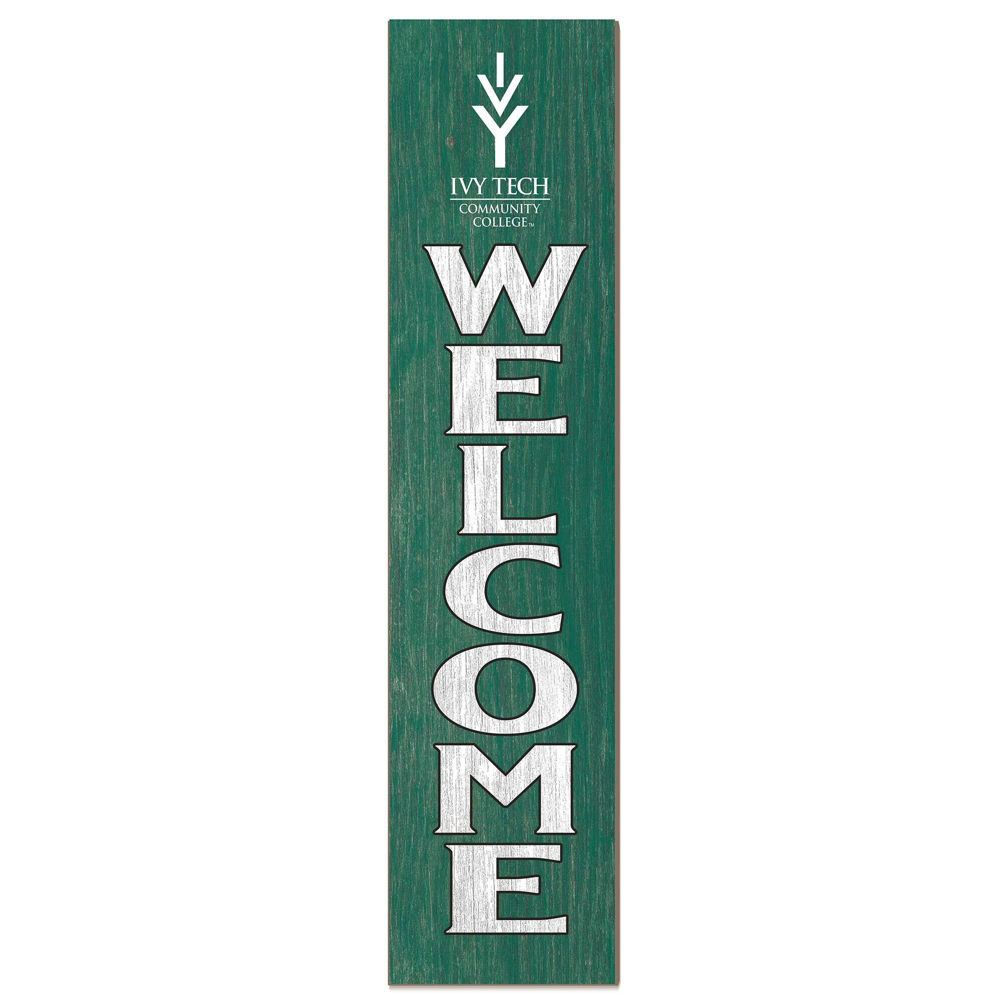 Ivy Tech Community College 12" x 48" Welcome Outdoor Leaner
