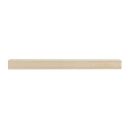 Touchstone Home Products - Fireplace Mantel Shelf , 72" x 8" x 4.75", Solid Pine Wood Mantel for Over Fireplace - Unfinished