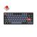 Front. Keychron - K2 Pro Red Switch Mechanical Keyboard Mac or PC - Black.