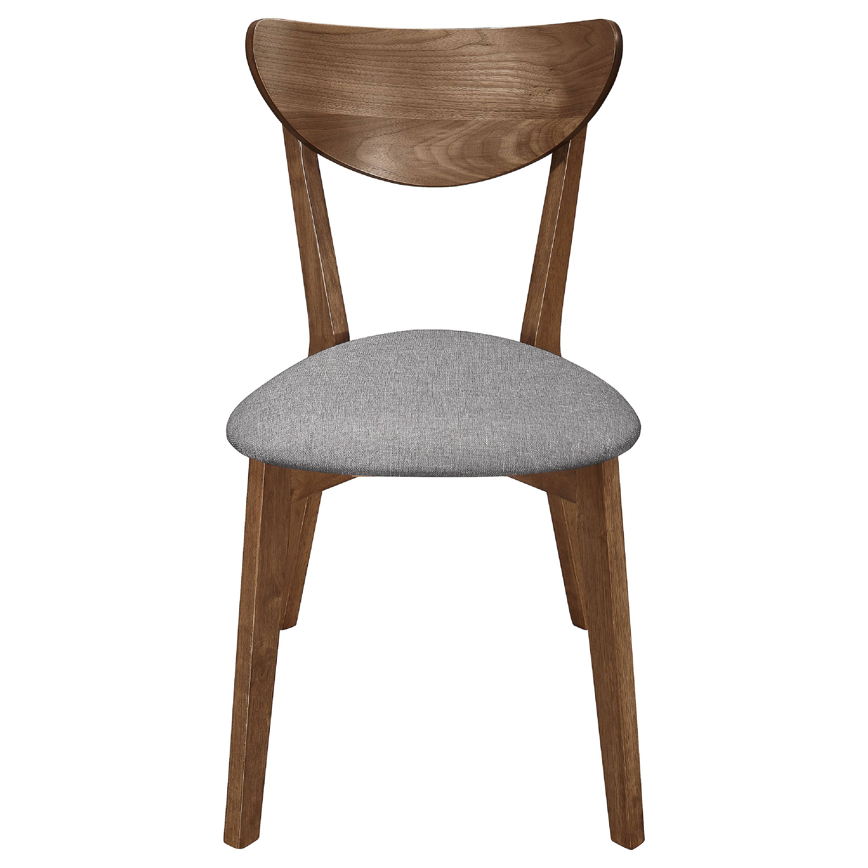 Alt View 3. Manhattan Lane - Relo 5pc Extendable Dining Table and 4 Chairs - Walnut Brown, Gray.