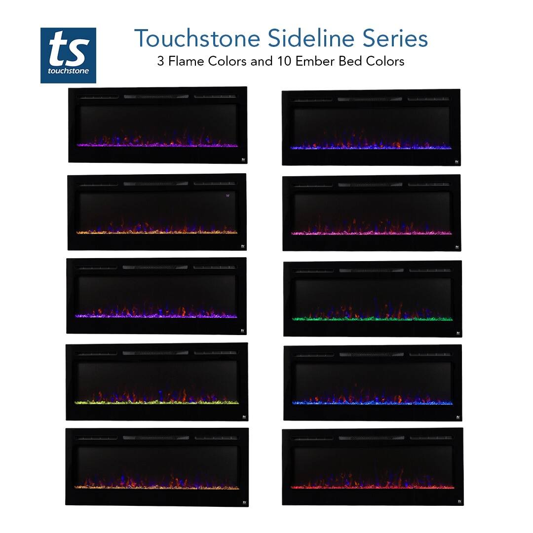 Touchstone Sideline Series  
3 Flame Colors and 10 Ember Bed Colors