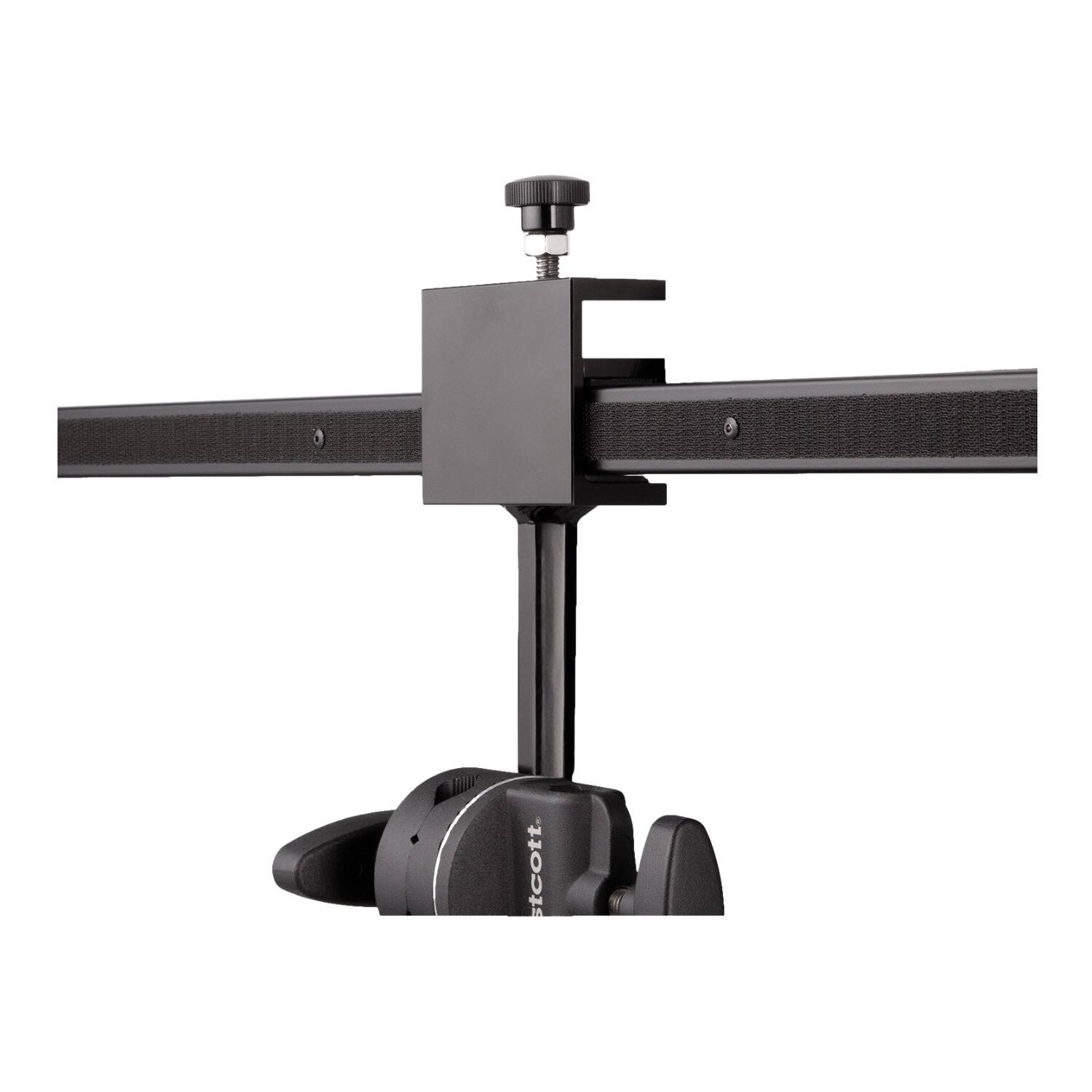 Angle. Westcott - Westcott Scrim Jim Cine Clamp with 5/8-inch Stud & Non-Reflective Black Coating.