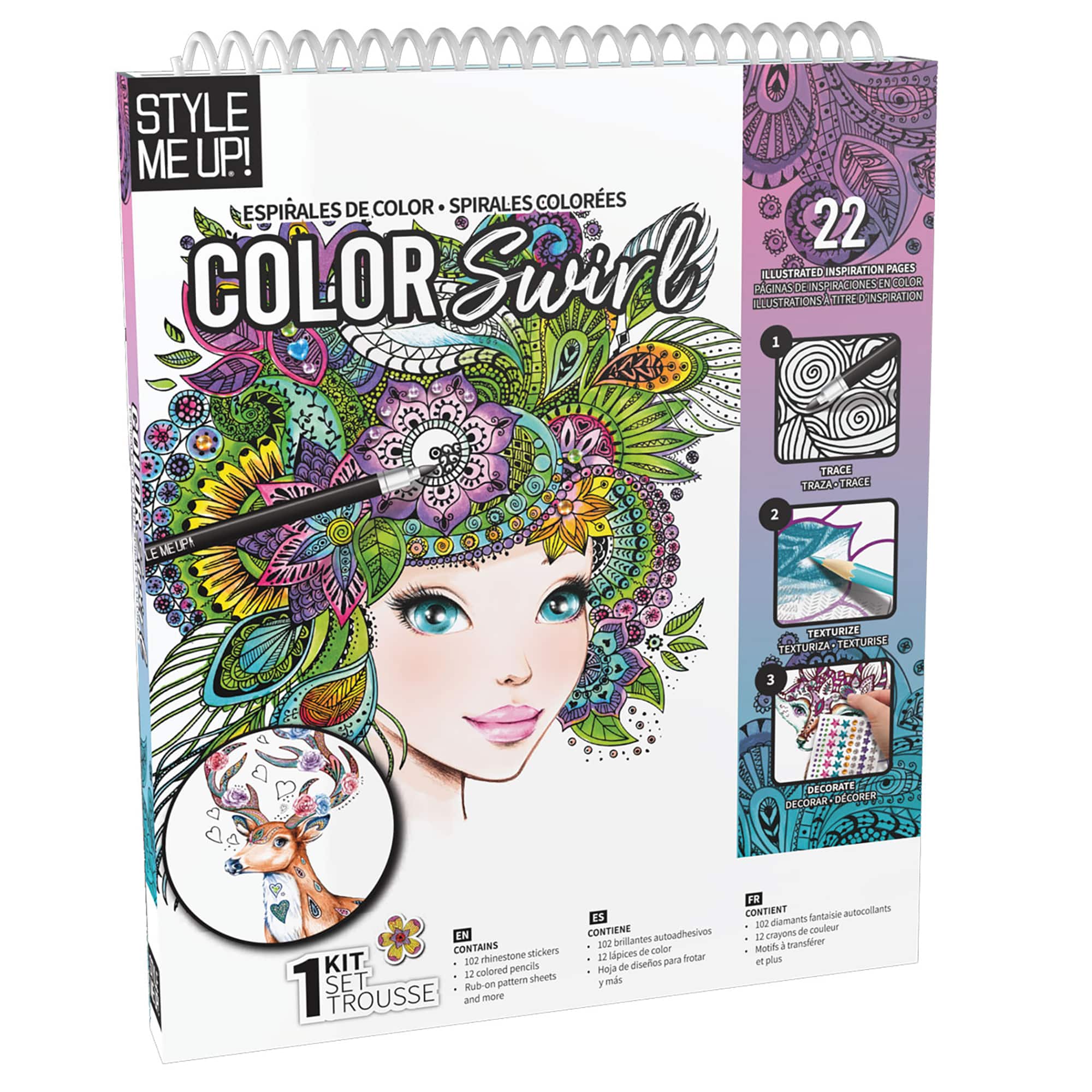 Spice Box - Style Me Up: Art Kit - Cool Swirl
