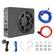 Front. Junsun - 10"Slim Under-Seat Powered Car/Truck Subwoofer Sub+Amp Kit Deep Bass 800W Remote Control NEW US - Black.