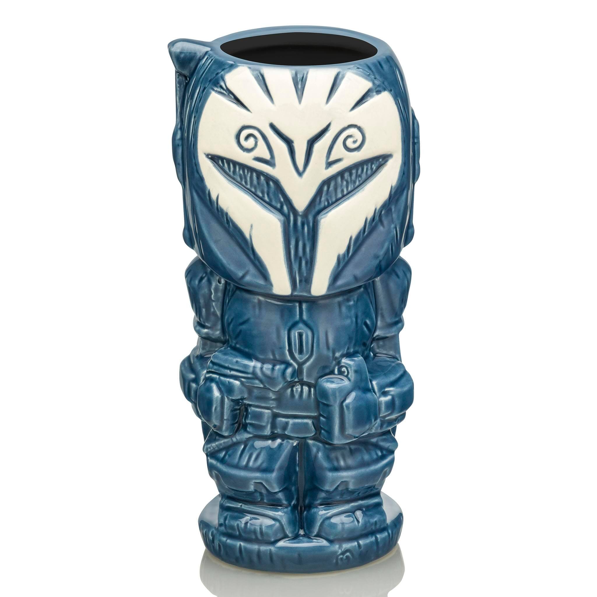 Star Wars - Geeki Tikis Star Wars: The Mandalorian Bo-Katan Ceramic Mug | Holds 17 Ounces - Blue