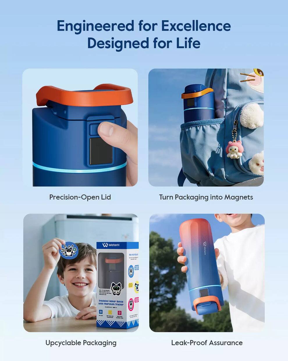 Engineered for Excellence  
Designed for Life

- Precision-Open Lid
- Turn Packaging into Magnets
- Upcyclable Packaging
- Leak-Proof Assurance