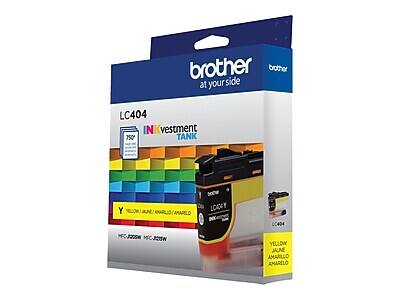 Brother at your side  
LC404  
INKvestment TANK  
750 PAGES  
Y YELLOW JAUNE AMARILLO AMARELO  
LC404  
MC2205W