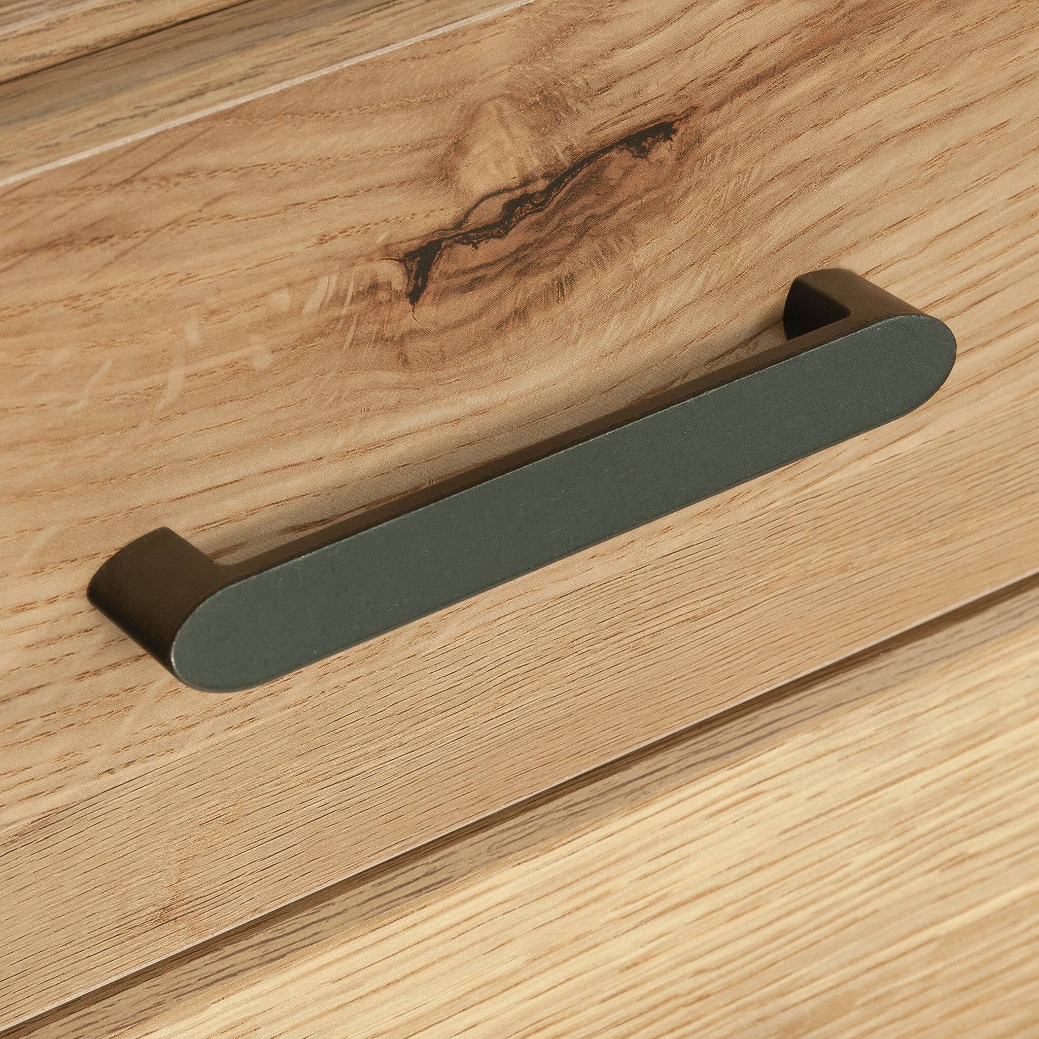 Alt View 5. Spaco - 65x60" Rustic Computer Desk with Open Shelf, Small Drawer, Home Office - Brown.