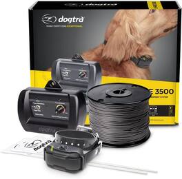 Dogtra - E-Fence 3500 Underground Wired Containment System with Dog E-Collar | Two Correction Modes with 8 Adjustment Levels - Black