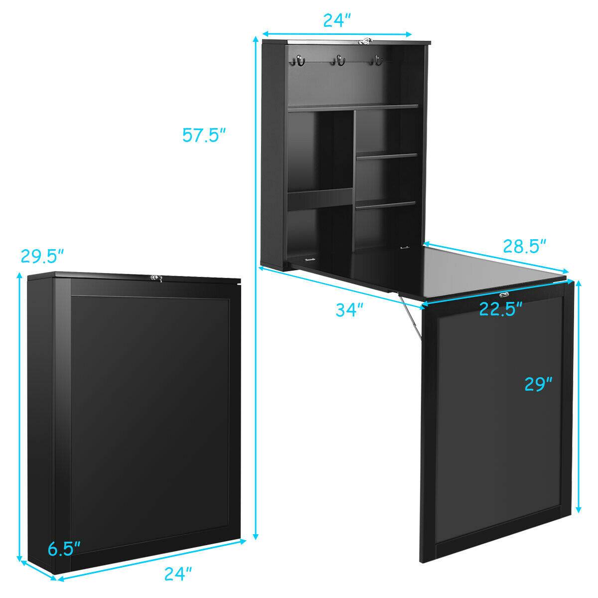 24", 24", 29.5", 57.5", 28.5", 34", 22.5", 29", 6.5"
