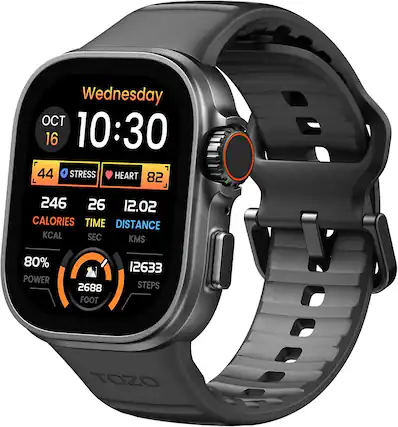 Wednesday OCT 16 10:30
44 STRESS
HEART 82
246 CALORIES
26 TIME
12.02 DISTANCE
80% POWER
2688 FOOT
12633 STEPS
TOZO