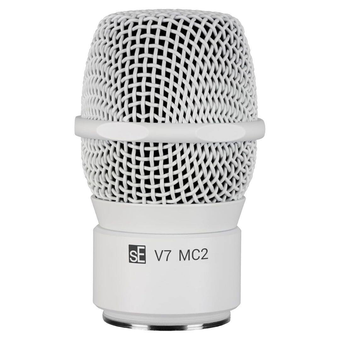 Front. sE Electronics - SE Electronics V7 Mic Capsule for Sennheiser Wireless Systems in White.