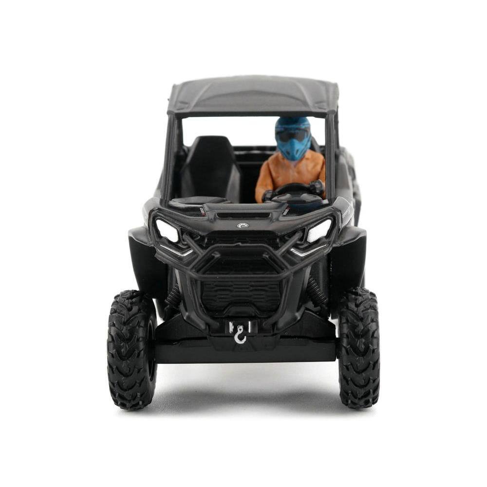 Back. BRP Models - Can-Am Commander XT 1000R Matt Black with Driver Figure 1/32 Diecast Model by BRP Models - Matt Black.