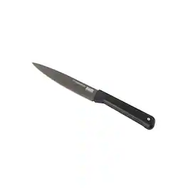 Kuhn Rikon - ICED Straight Utility Knife 5.12-Inch, Ice Hardened German Stainless Blade - Black