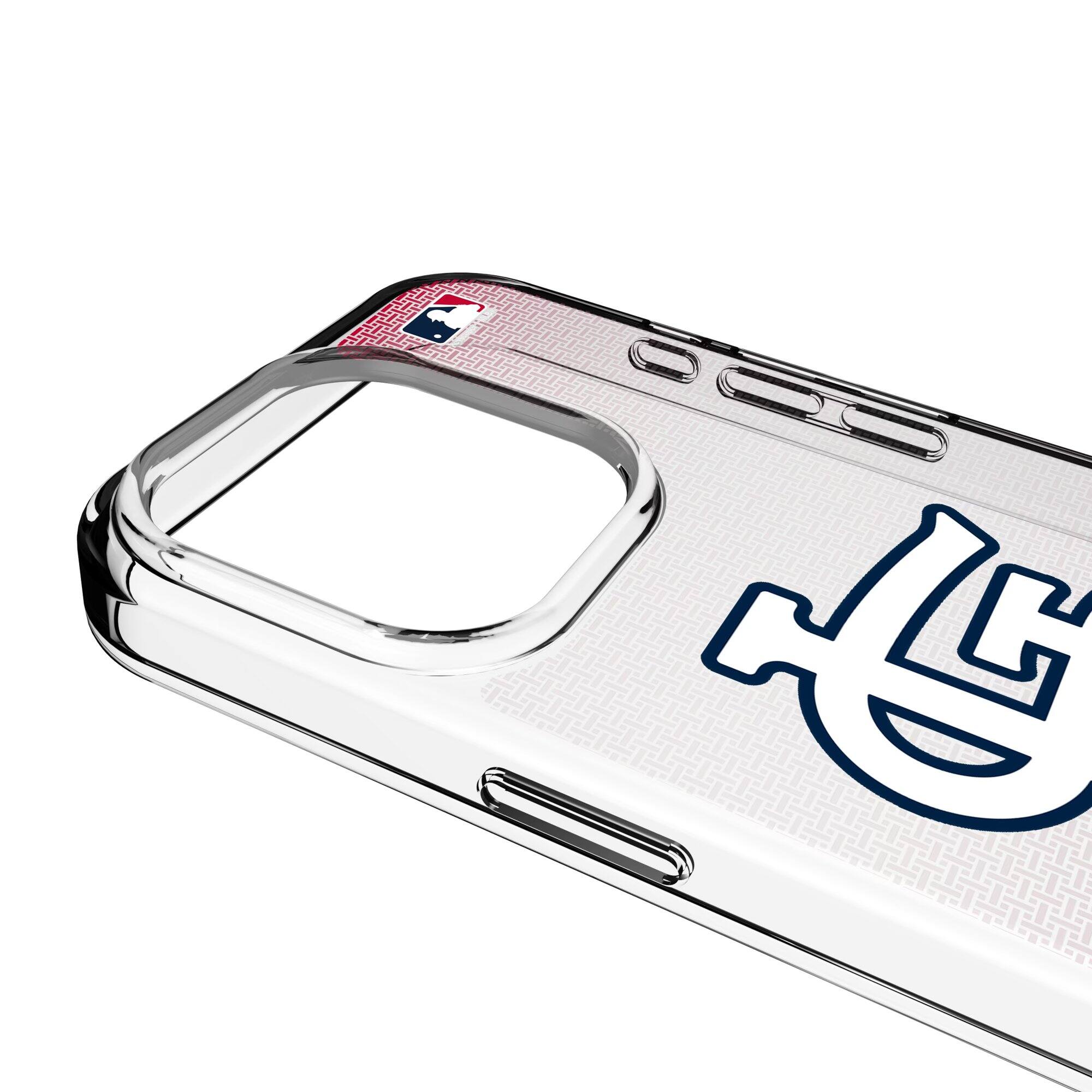 Alt View 2. Keyscaper - Linen Logo iPhone Clear Case - 13 Pro Max - Multicolor.
