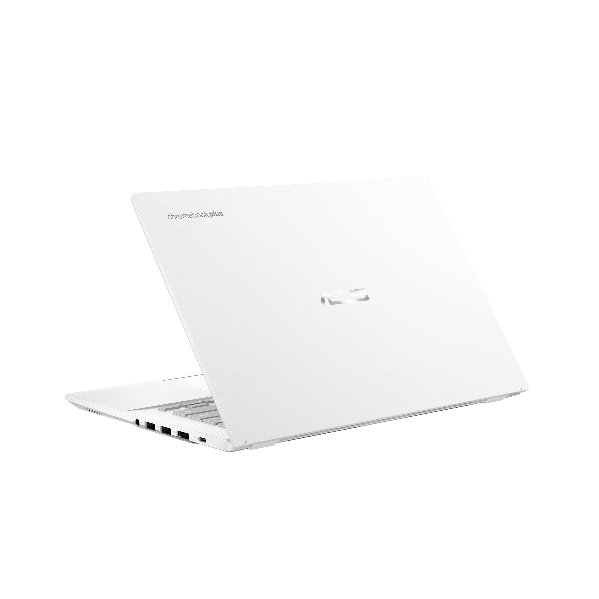 Alt View 11. ASUS - CX34 14" FHD Chromebook Plus Laptop with Google AI - Intel Core i3 with 8GB Memory - 256 GB SSD - Pearl White.