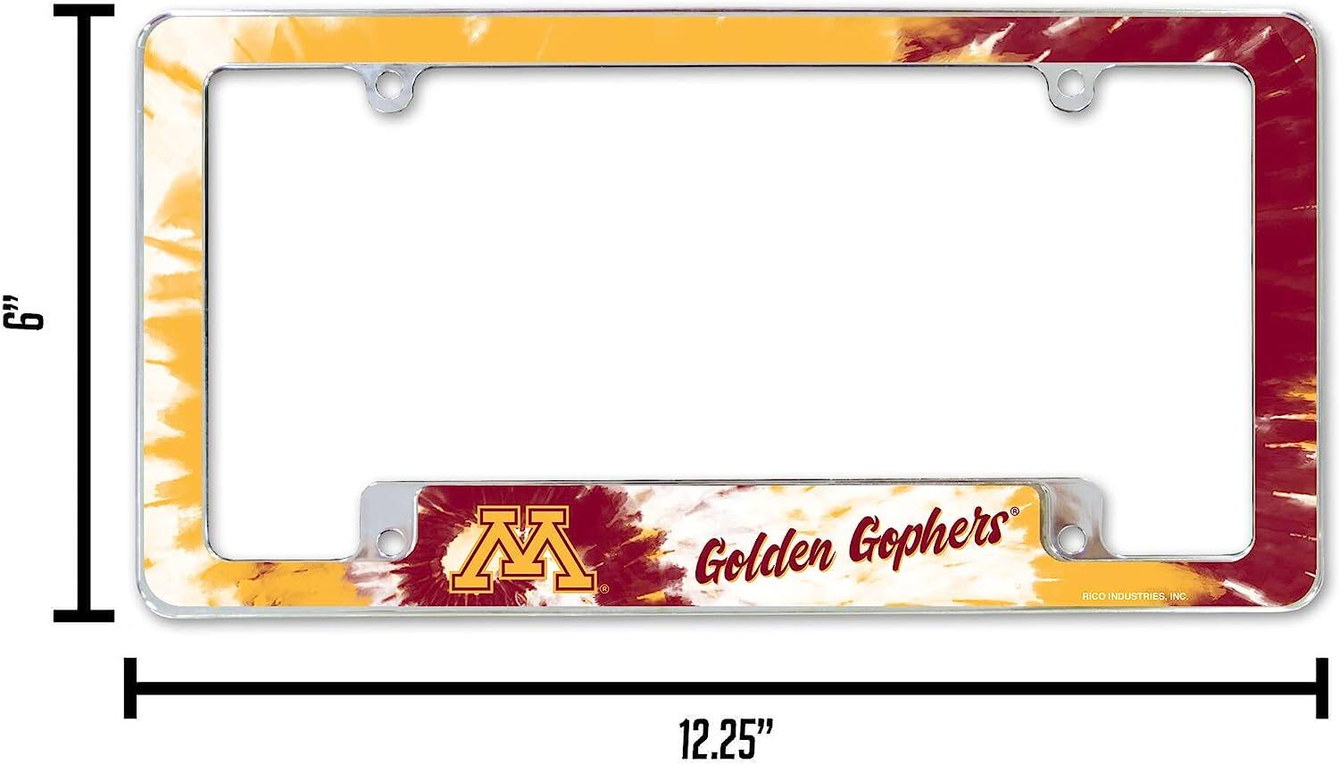 6" | M Golden Gophers RICO INDUSTRIES INC. 12.25"