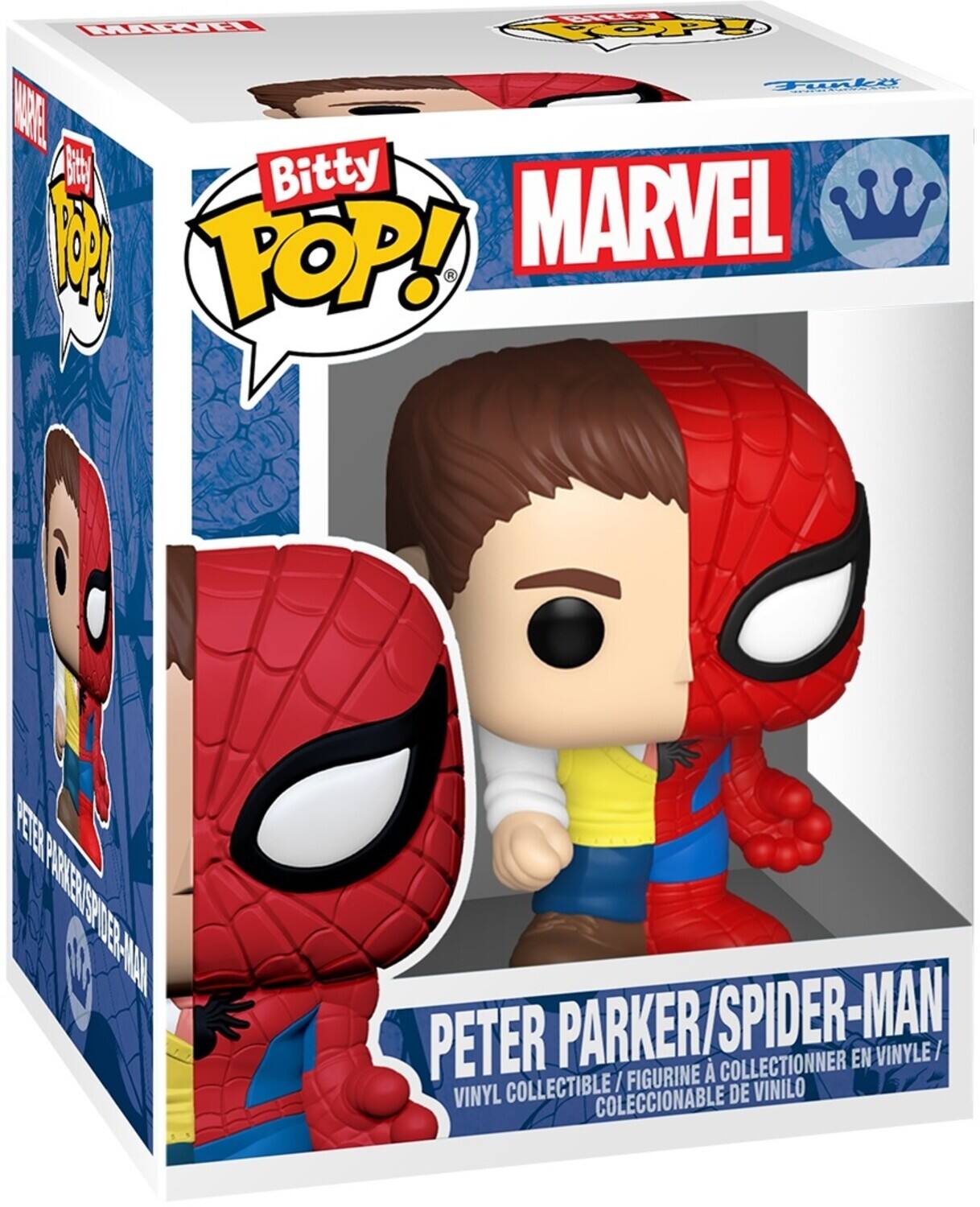 Bitty Pop! MARVEL PETER PARKER/SPIDER-MAN COLLECTIONNER EN VINYLE COLLECTIBLE / FIGURINE VINILO VINYL COLECCIONABLE DE