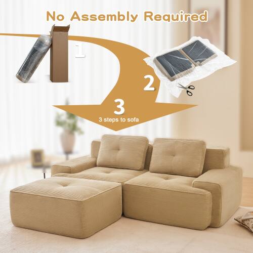 No Assembly Required

1

2

3

3 steps to sofa