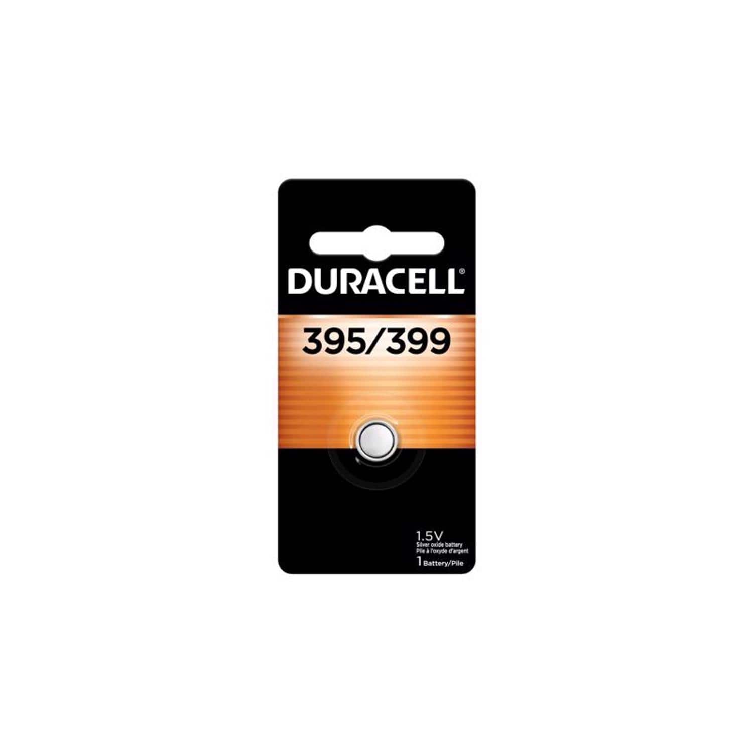 Duracell - Silver Oxide 395/399 1.5 V 55 mAh Electronic/Watch Battery 1 pk