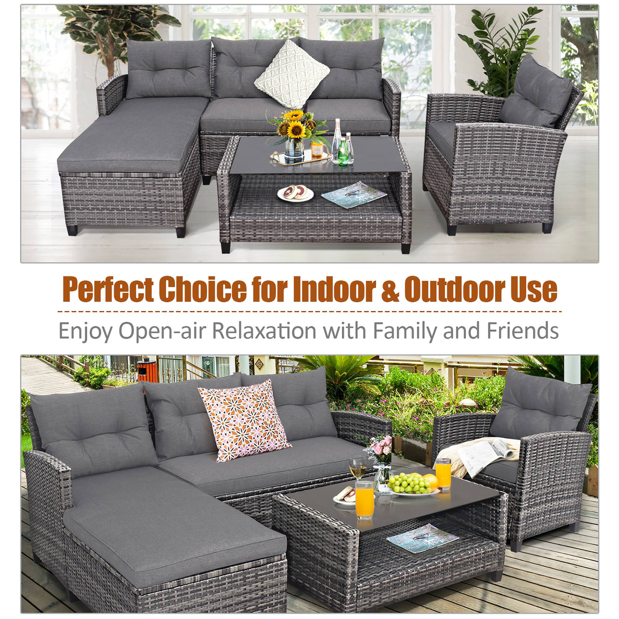 Perfect Choice for Indoor & Outdoor Use  
Enjoy Open-air Relaxation with Family and Friends