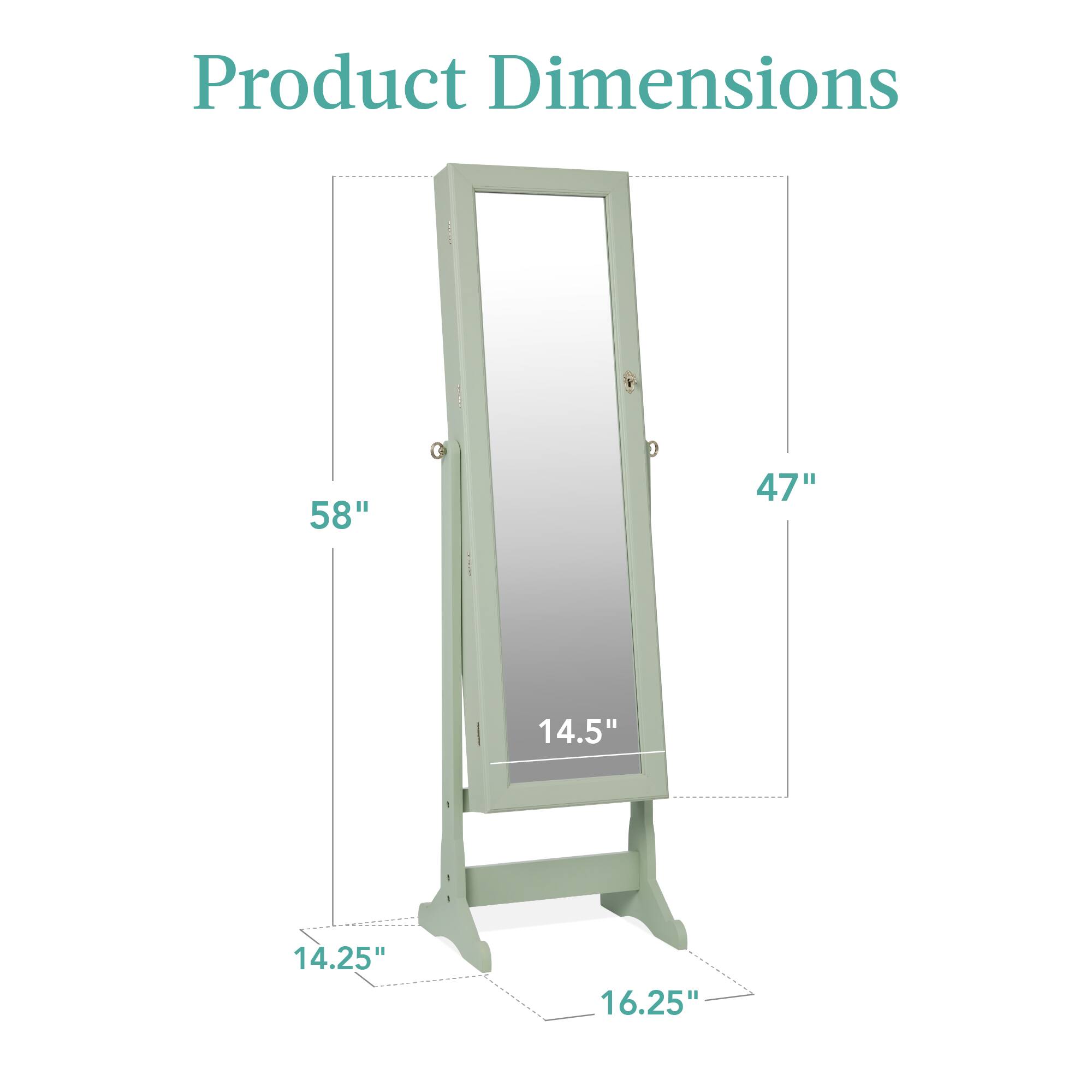 Product Dimensions: 58" x 47" x 14.5" x 14.25" x 16.25"