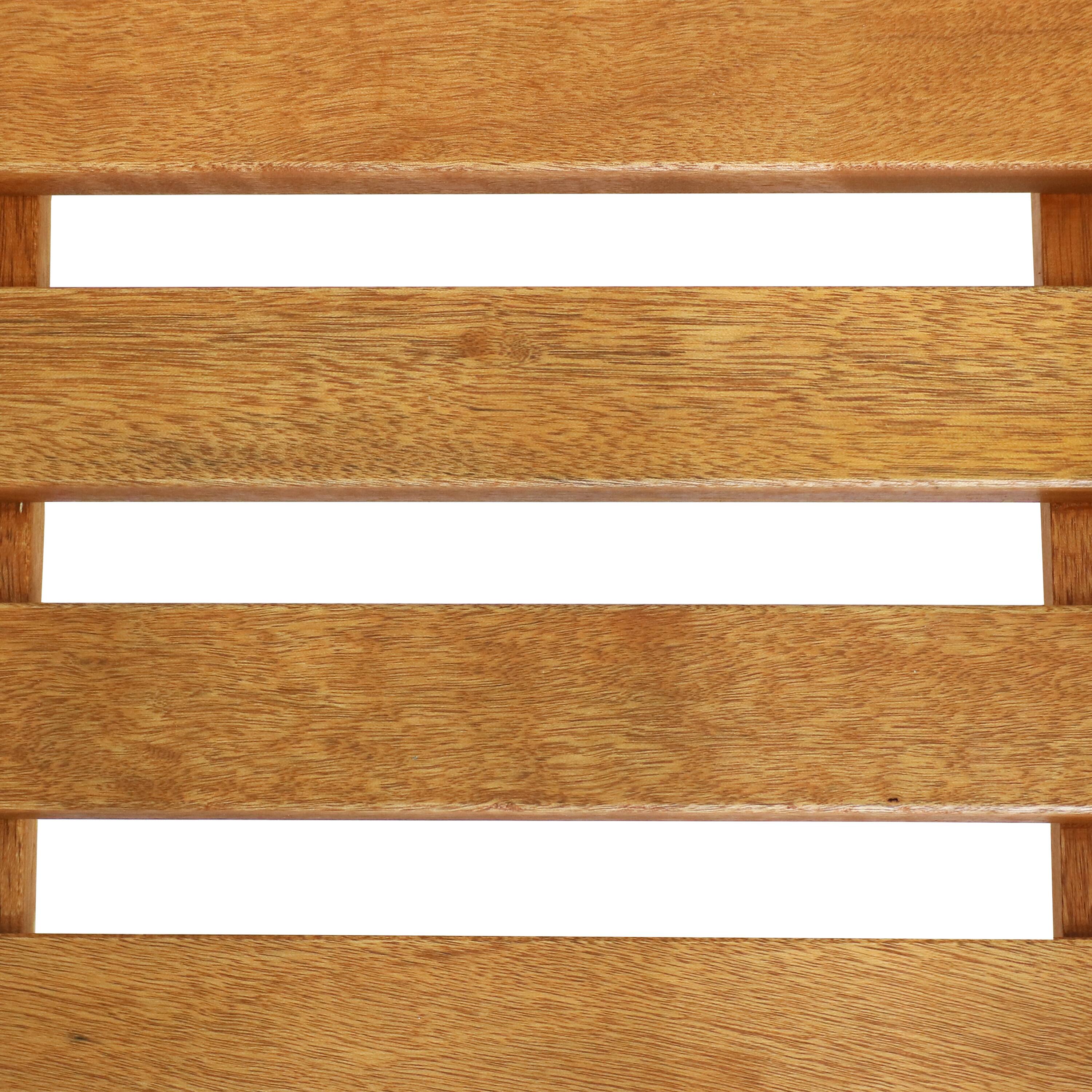 Alt View 8. Sunnydaze - 2-Tier Meranti Wood Plant Stand with Teak Oil Finish - 24 in - Brown.