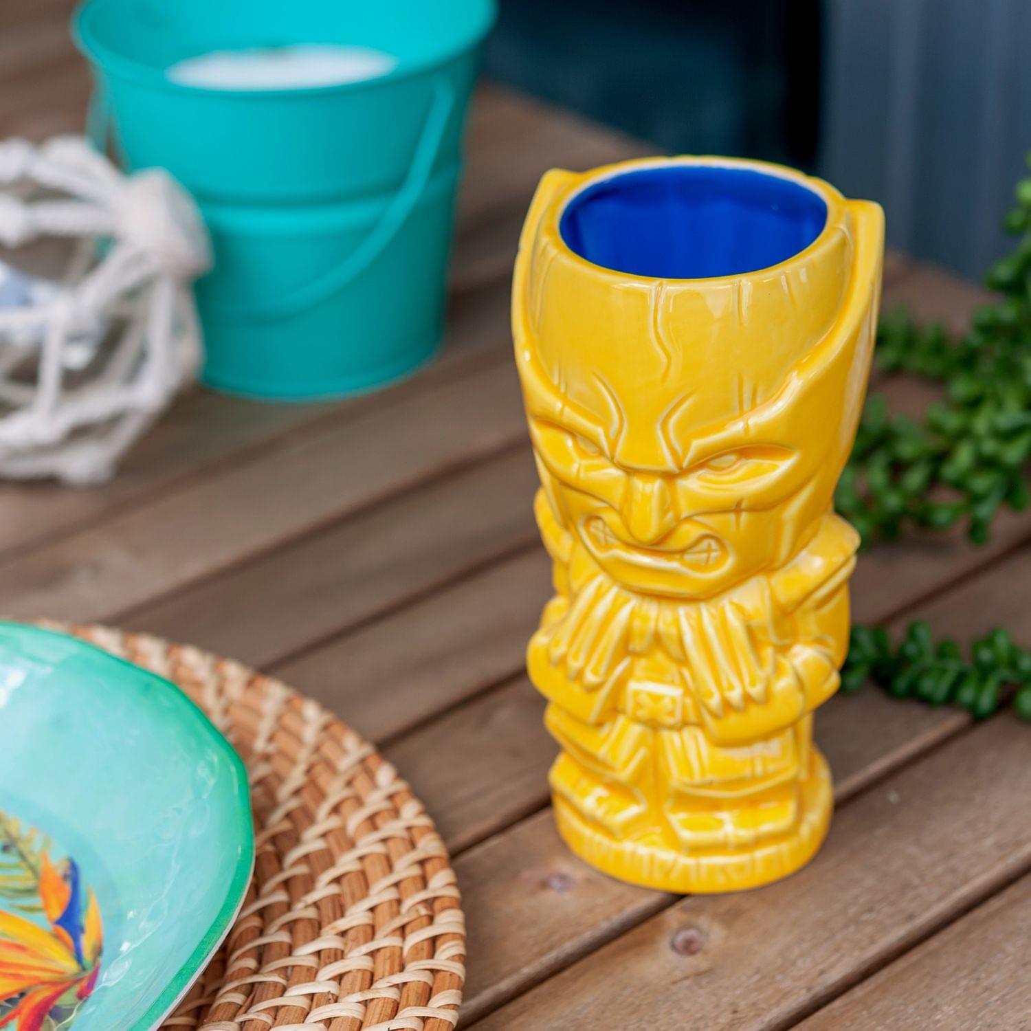 Alt View 4. Marvel - Geeki Tikis Marvel Wolverine Ceramic Mug | Holds 16 Ounces - Yellow.