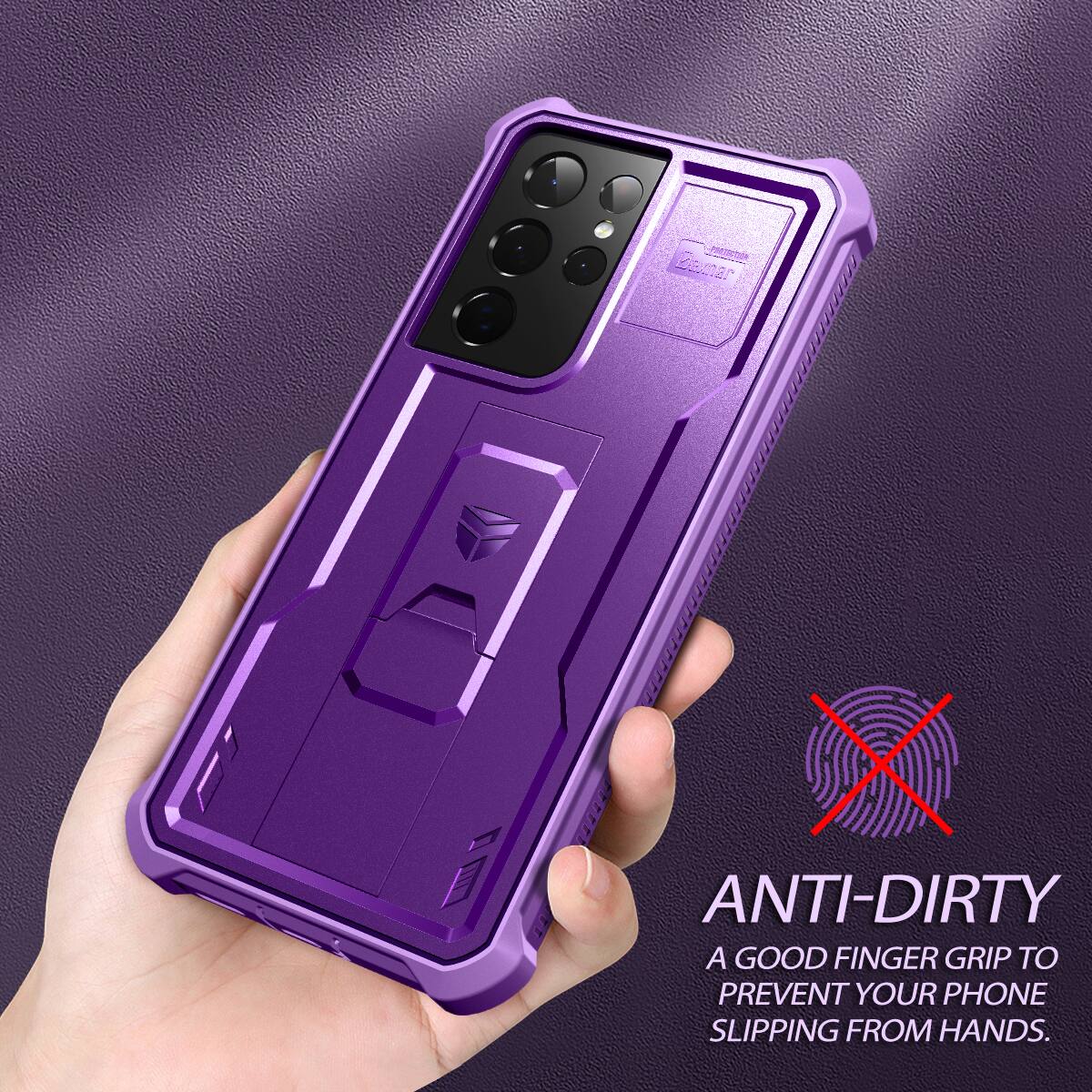 PESCOR Damar  FT ANTI-DIRTY, A GOOD FINGER GRIP TO PREVENT YOUR PHONE SLIPPING FROM HANDS.