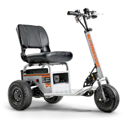 Front. SuperHandy - SuperHandy Electric Tugger Cart - Sliver.